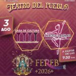 Santa María del Río invita a disfrutar del talento local en el Teatro del Pueblo este 3 de agosto