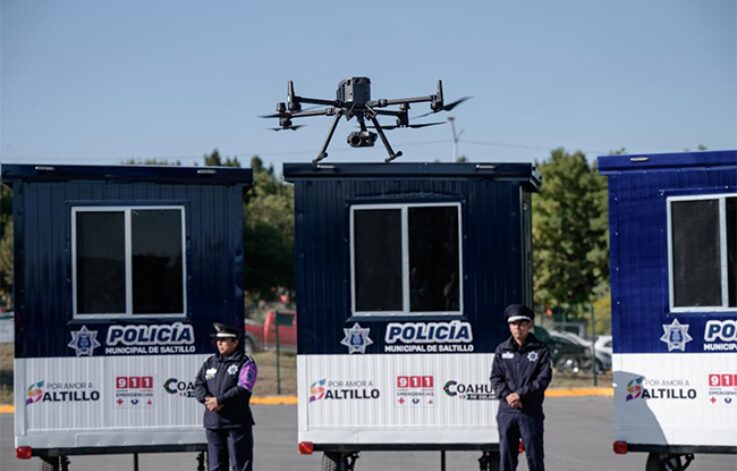 Saltillo reforzará patrullajes con drones durante el periodo vacacional