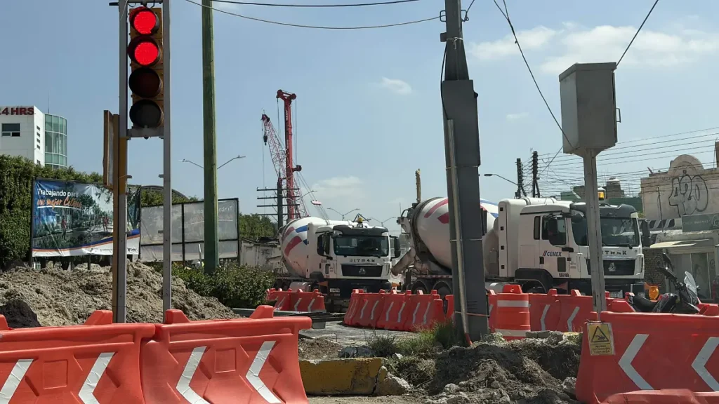 Lluvias no frenan las obras del Tren Querétaro-Irapuato; continúan los trabajos en Celaya