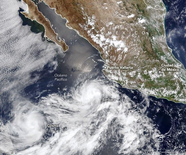 Tormenta tropical Hernán se aleja de México; no representa riesgo para las costas nacionales